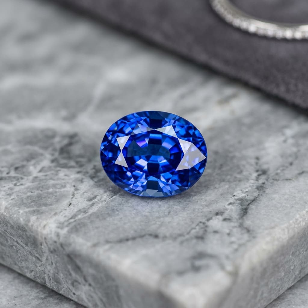 6.01 Ct IGI Certified Unheated Untreated Natural Ceylon Blue Sapphire AAAAA