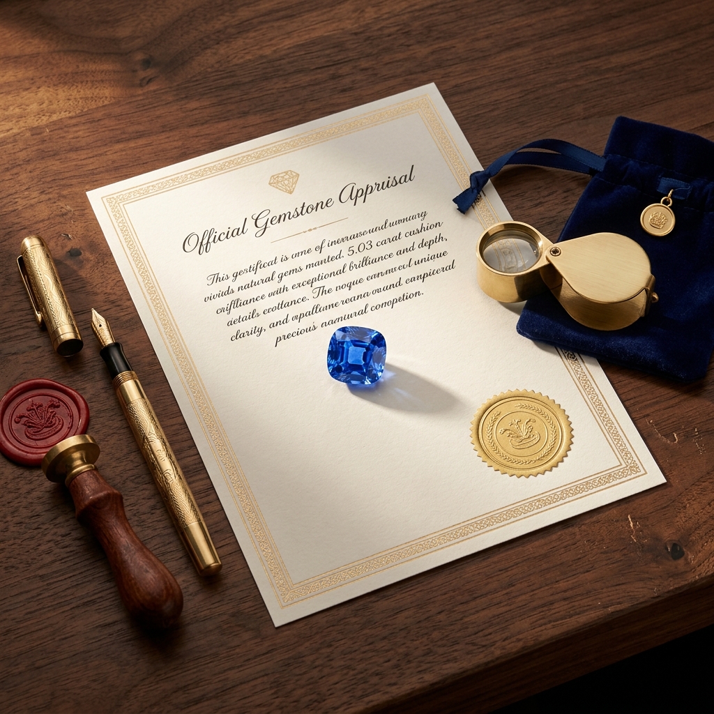 GIA Gemstone Certification & Lab Verification